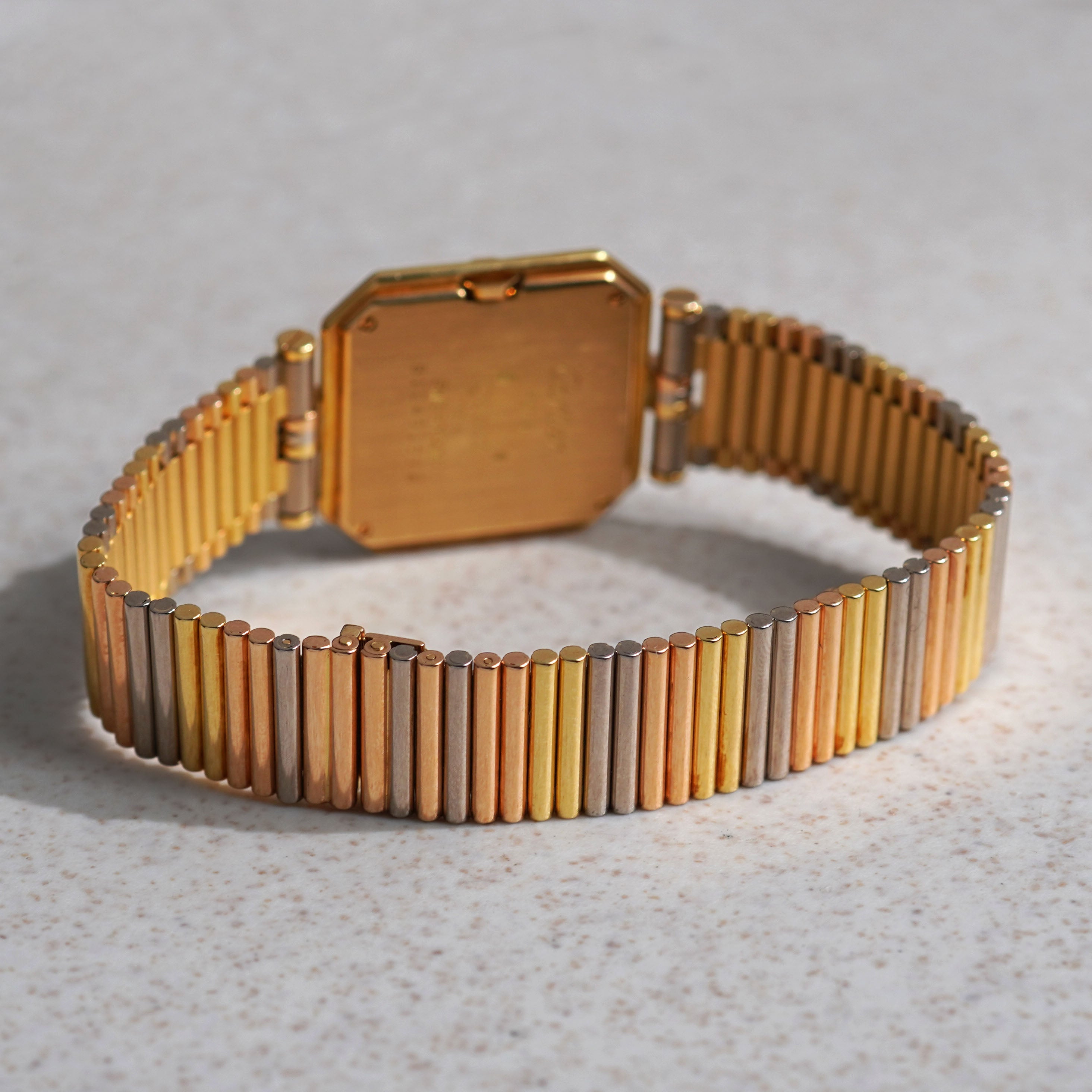 Cartier Ceinture Trinity Bracelet Watch, Yellow, White and Rose Gold
