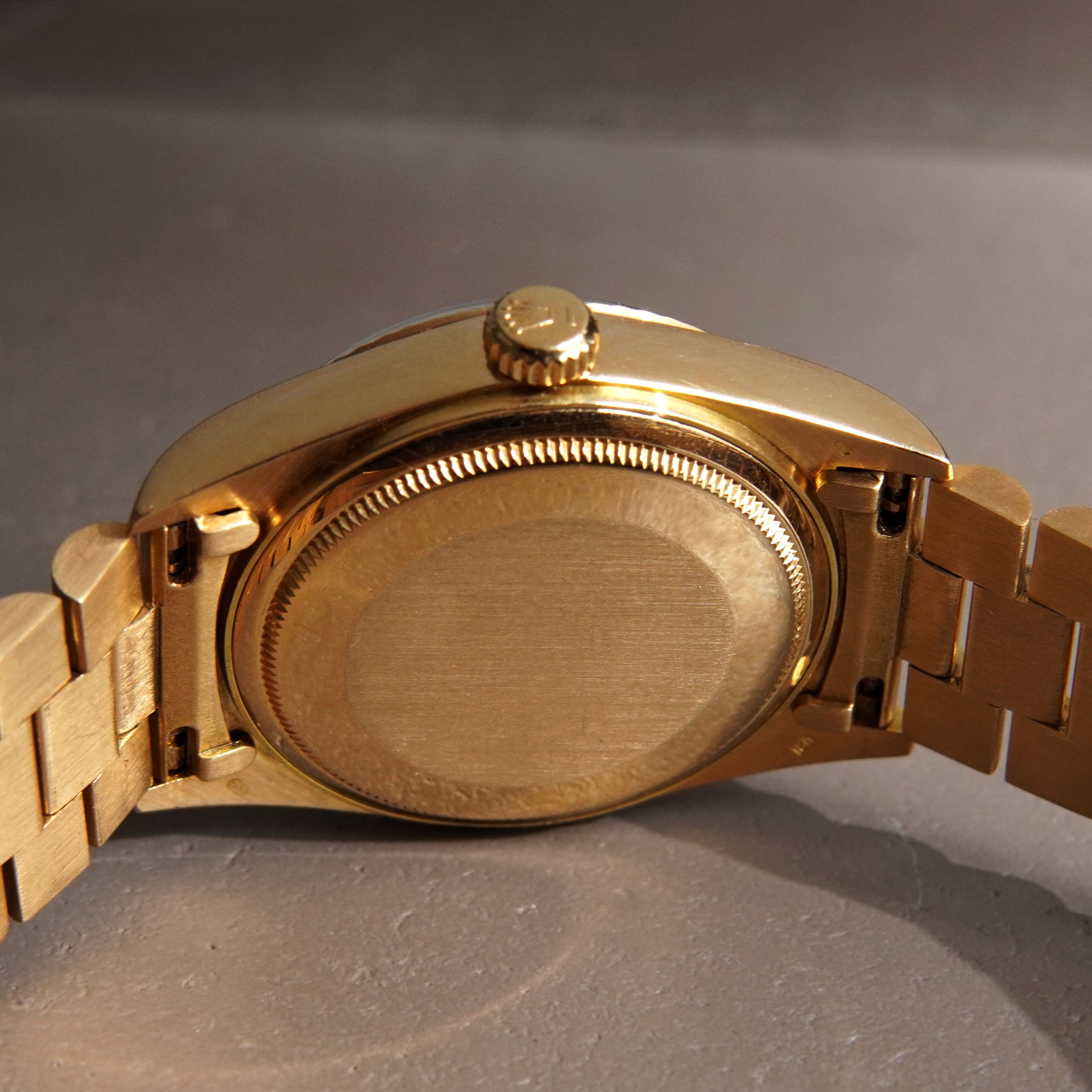 Rolex Day-Date Ref. 18038, Missoni Dial with Diamonds and Sapphires, Yellow Gold
