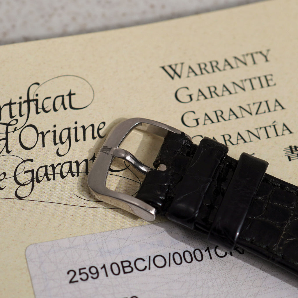 Audemars Piguet Edward Piguet Triple Calendar, Ref. 25910BC, White Gold