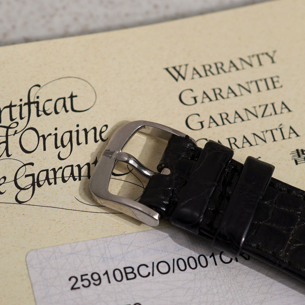 Audemars Piguet Edward Piguet Triple Calendar, Ref. 25910BC, White Gold