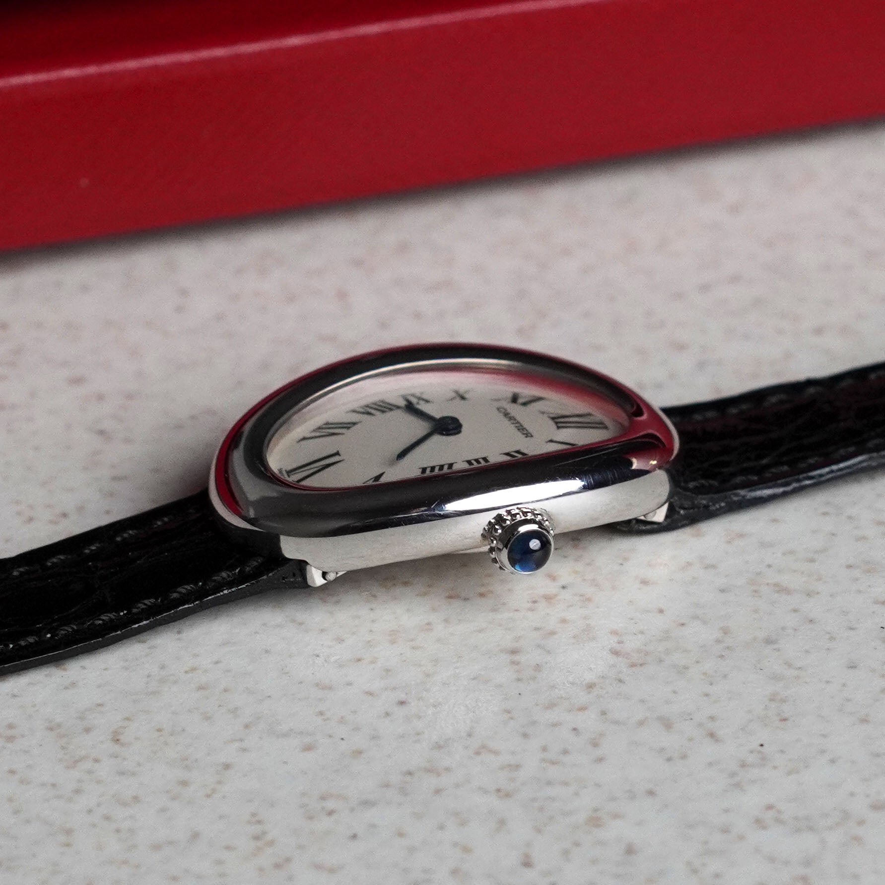 Cartier Baignoire, Ref. 1955, White Gold
