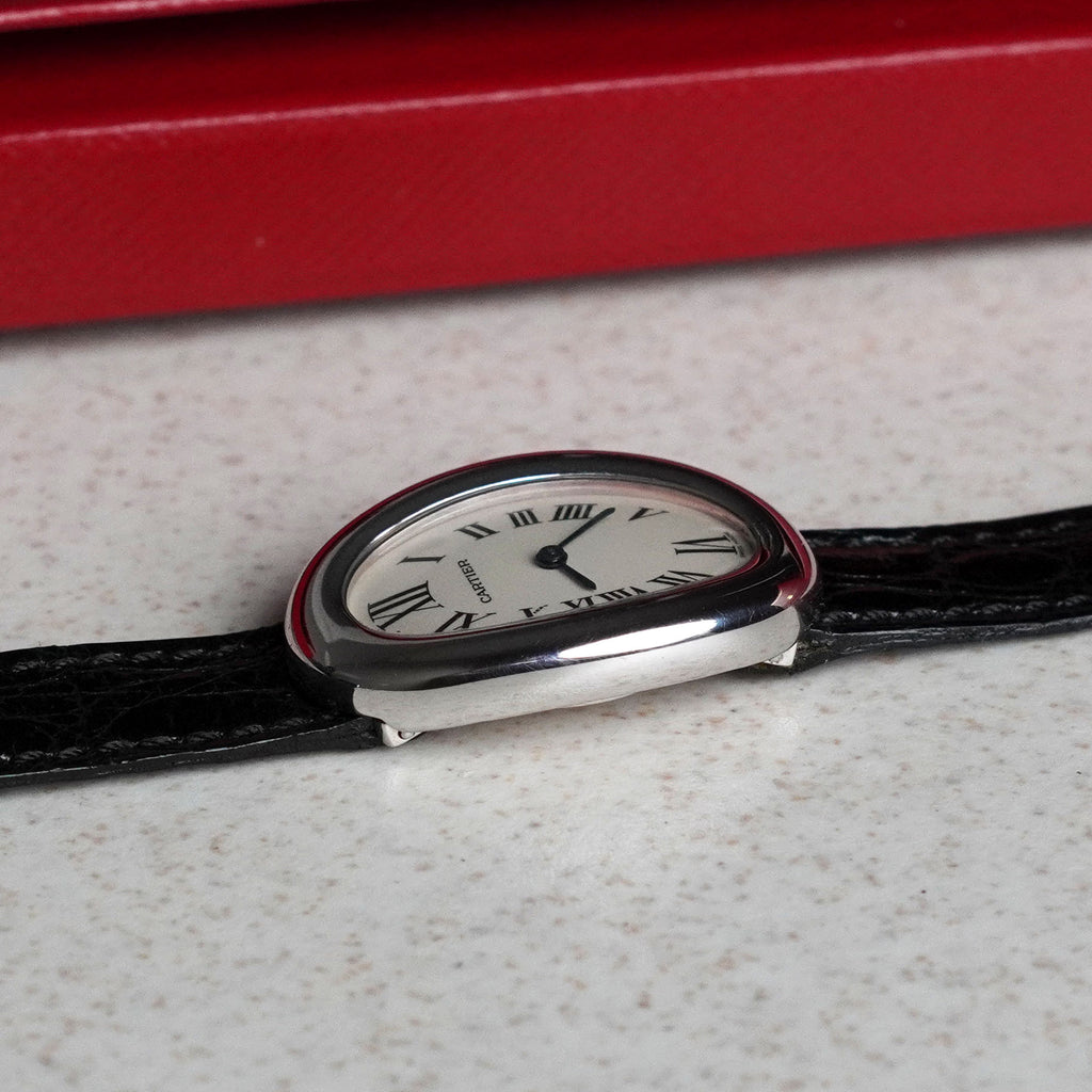 Cartier Baignoire, Ref. 1955, White Gold