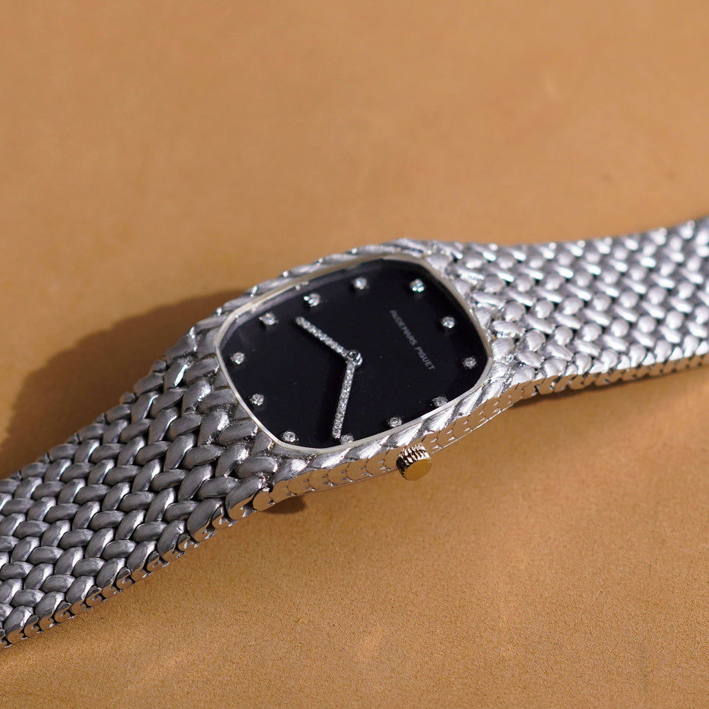Audemars Piguet Cobra, Blue Dial with Diamond Index, White Gold