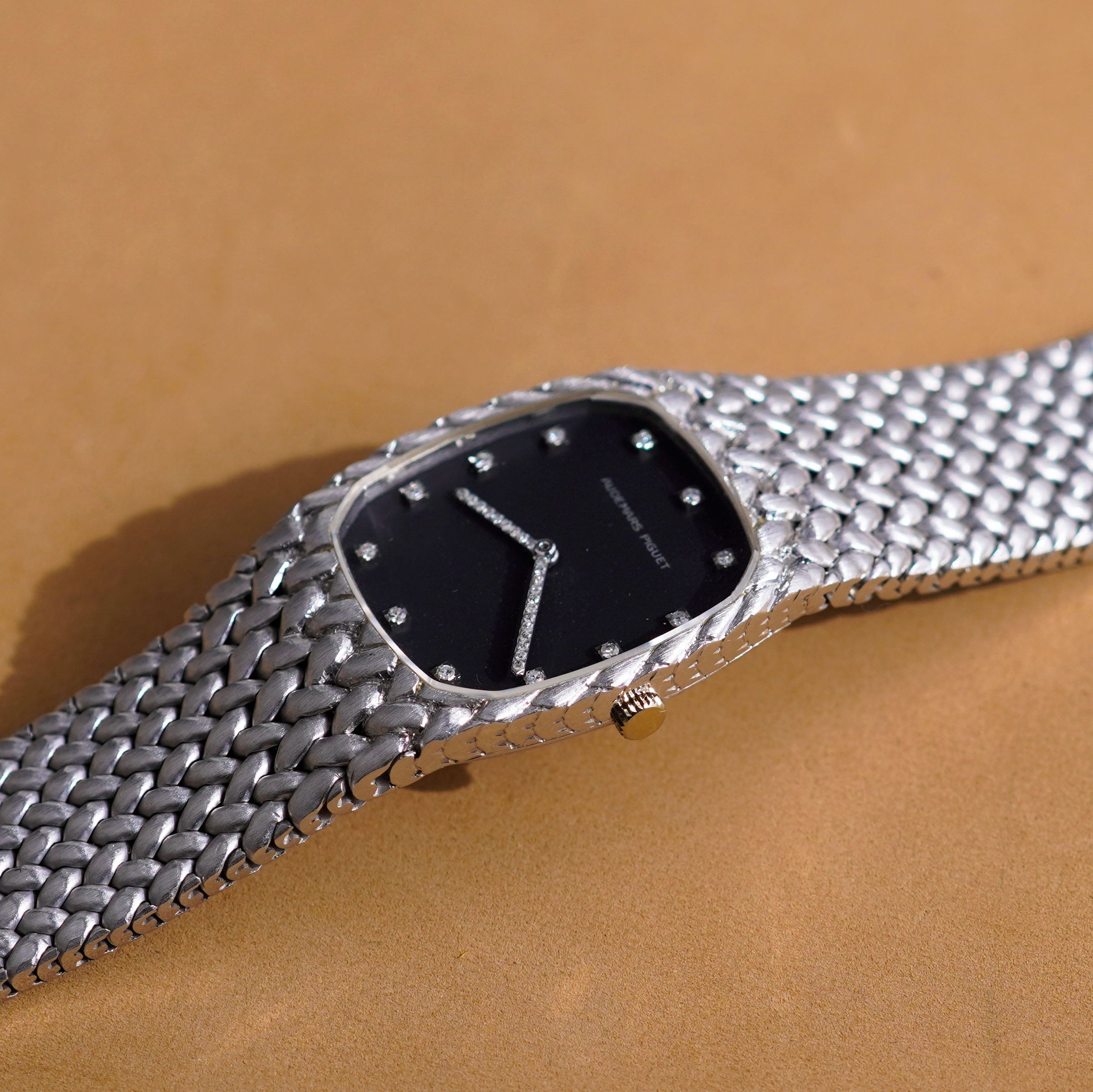 Audemars Piguet Cobra, Blue Dial with Diamond Index, White Gold