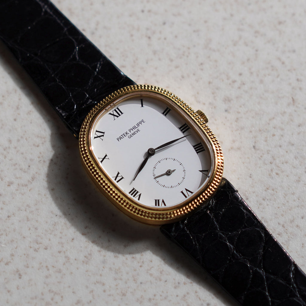 Patek Philippe Ellipse, Hobnail Bezel, Ref. 3987, Yellow Gold