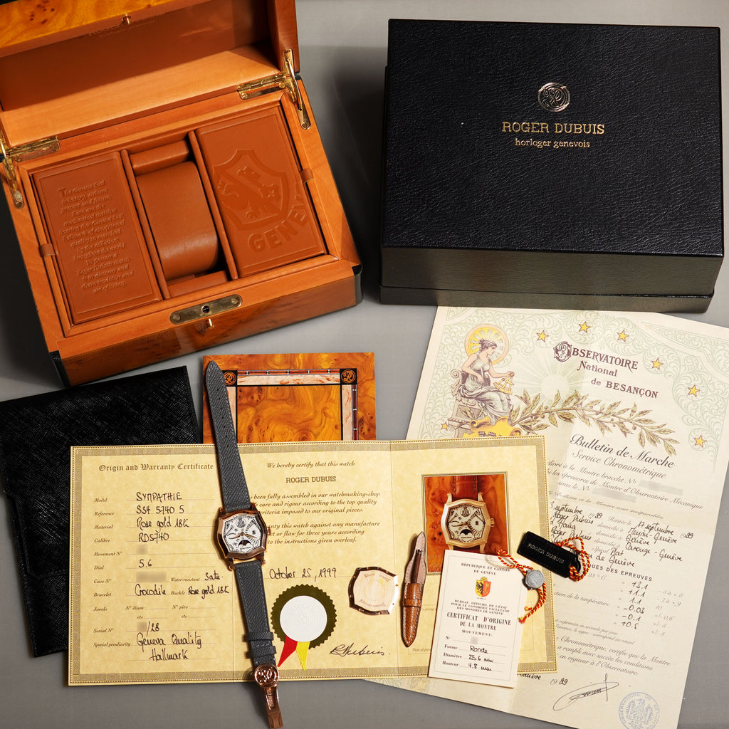 Roger Dubuis Sympathie Bi-Retrograde Calendar and Moonphase, Ref. S34 5740 5, Rose Gold