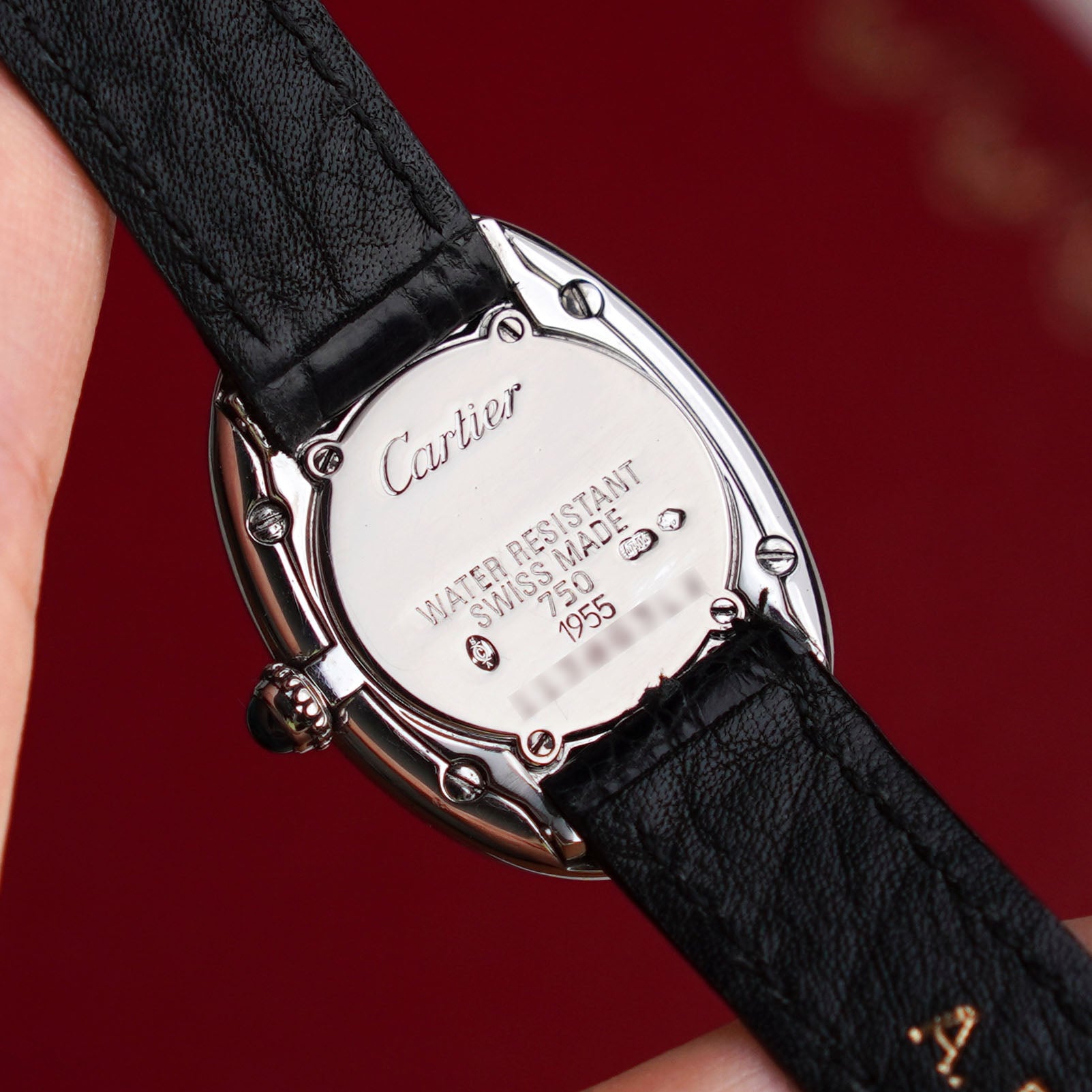 Cartier Baignoire, Ref. 1955, White Gold