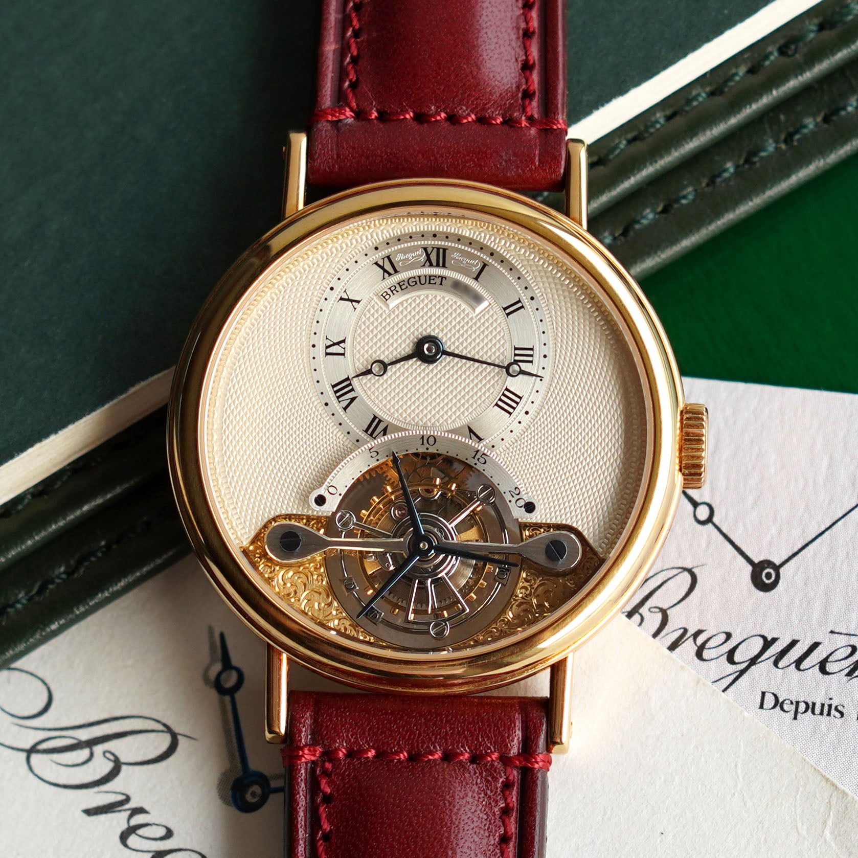 Breguet Tourbillon, Ref. 3350 BA, Yellow Gold