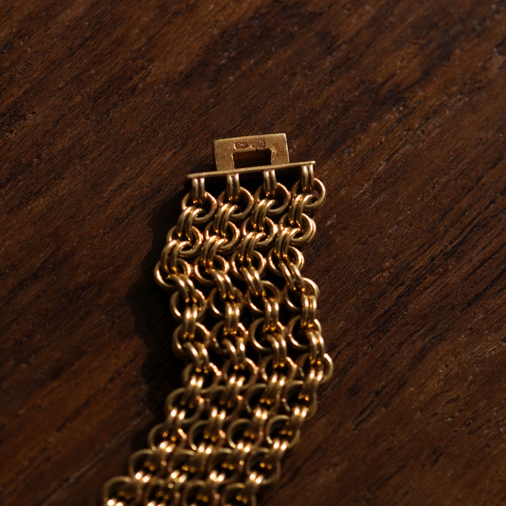 Breguet Ladies Moonphase, Chainmail bracelet, Ref. 8210, Yellow Gold