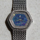 Audemars Piguet Hexagonal Bracelet Watch with Opal and Diamonds Dial, White Gold