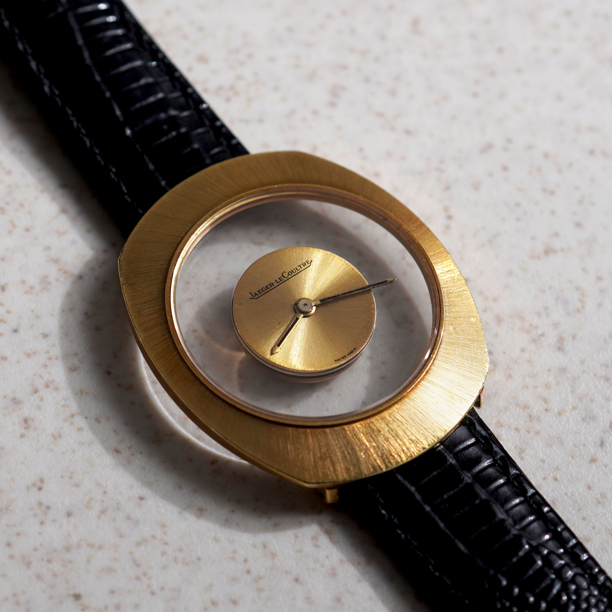 Jaeger-LeCoultre “Mystery” Dial, Ref. 7675, Yellow Gold