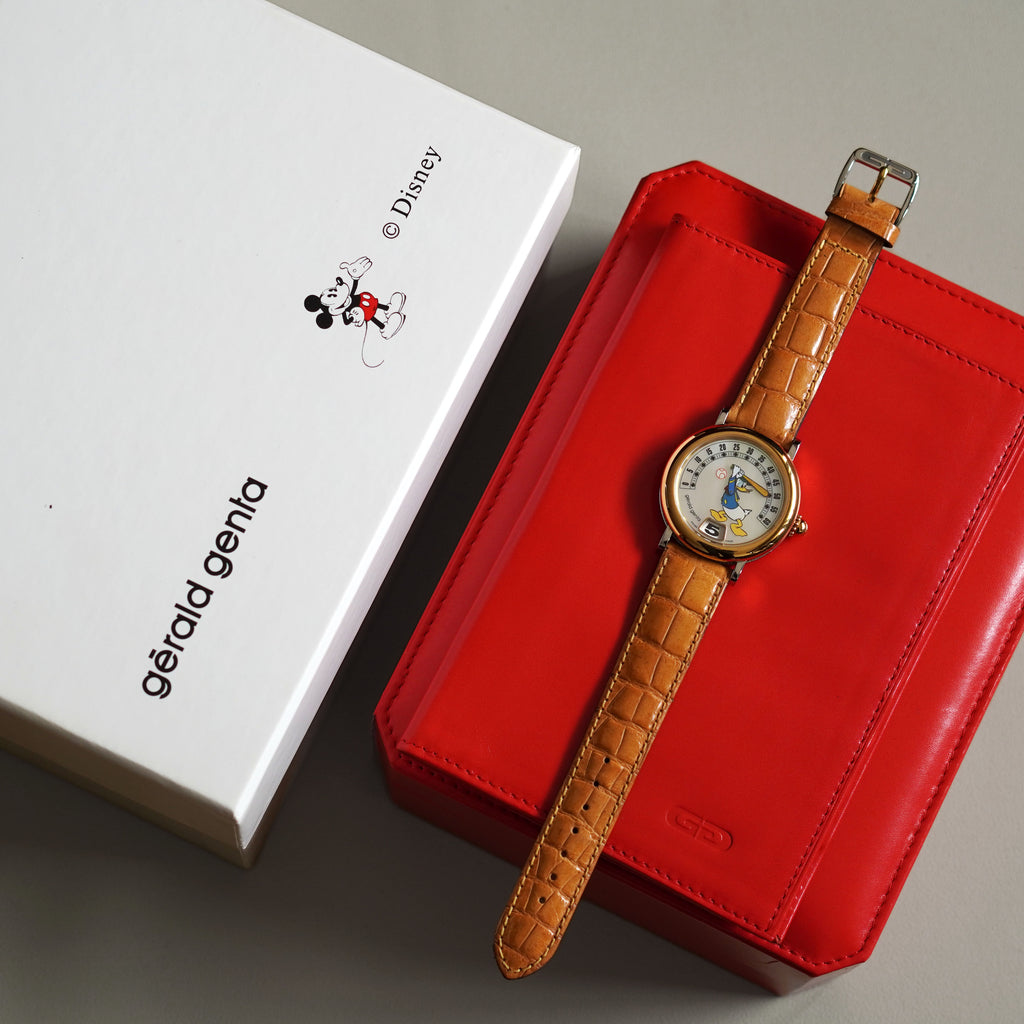 Gerald Genta Retro Fantasy Donald Duck, Automatic, Ref. G.3632, Steel and Gold