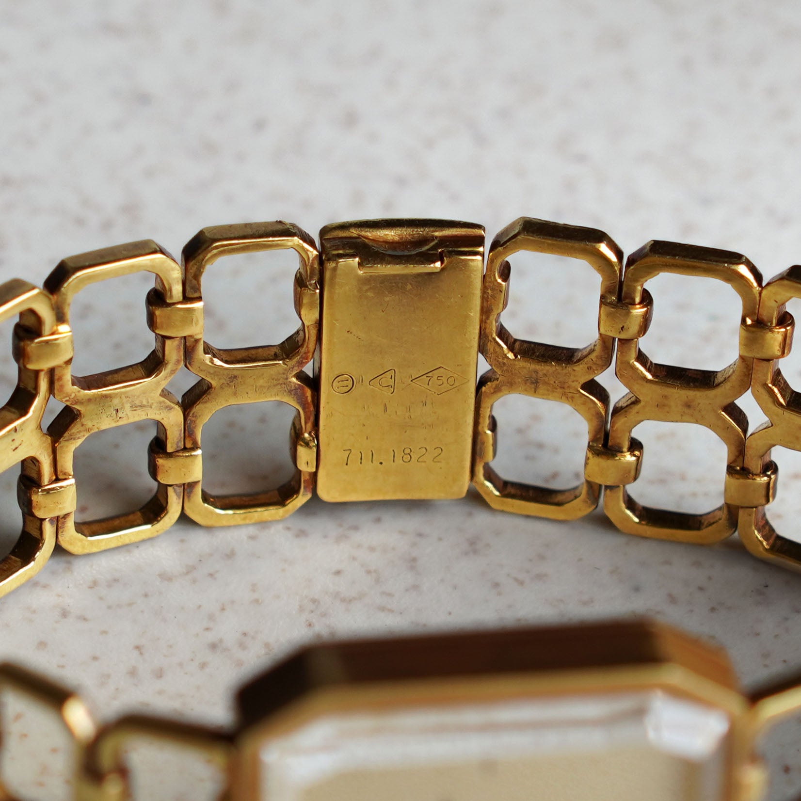 Rare Omega De Ville Bracelet Watch,  Ref. 8273, Yellow Gold