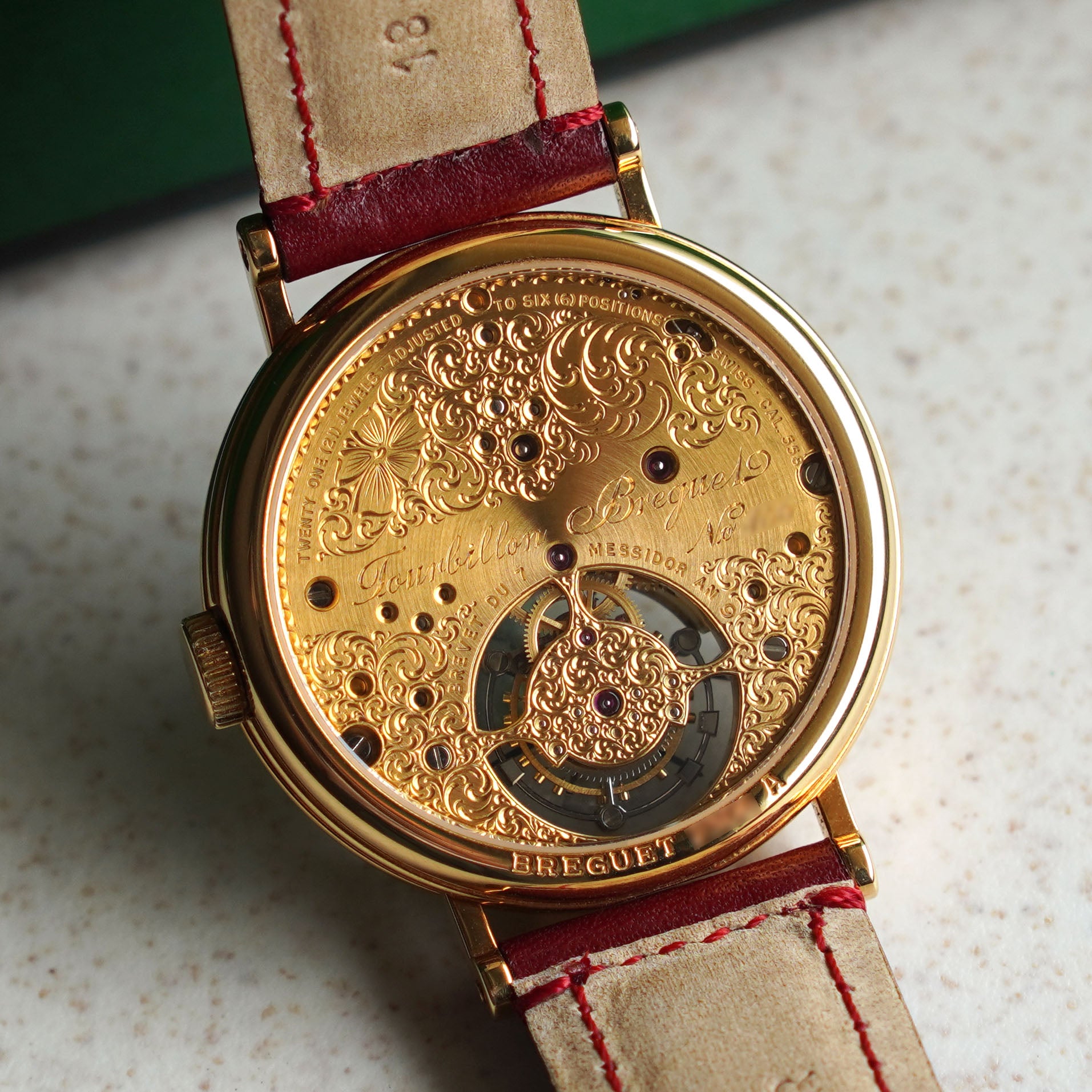 Breguet Tourbillon, Ref. 3350 BA, Yellow Gold