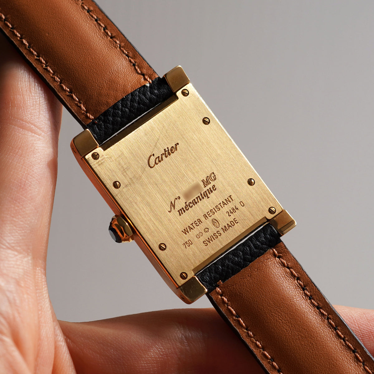 Cartier CPCP Tank à Vis, Ref. 2484, Yellow Gold