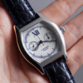 Cartier CPCP Tortue Monopoussoir, Ref. 2396, White Gold