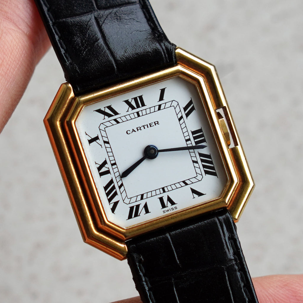 Cartier Ceinture LM, Ref. 78099, Swiss-only “Mark 2” dial, Yellow Gold