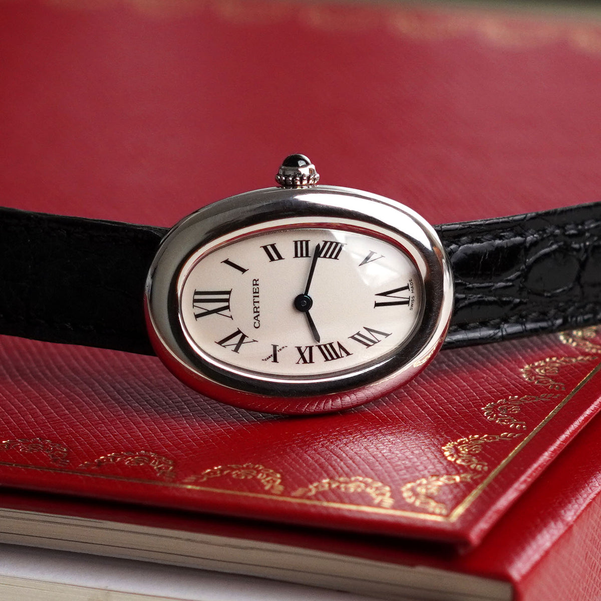 Cartier Baignoire, Ref. 1955, White Gold