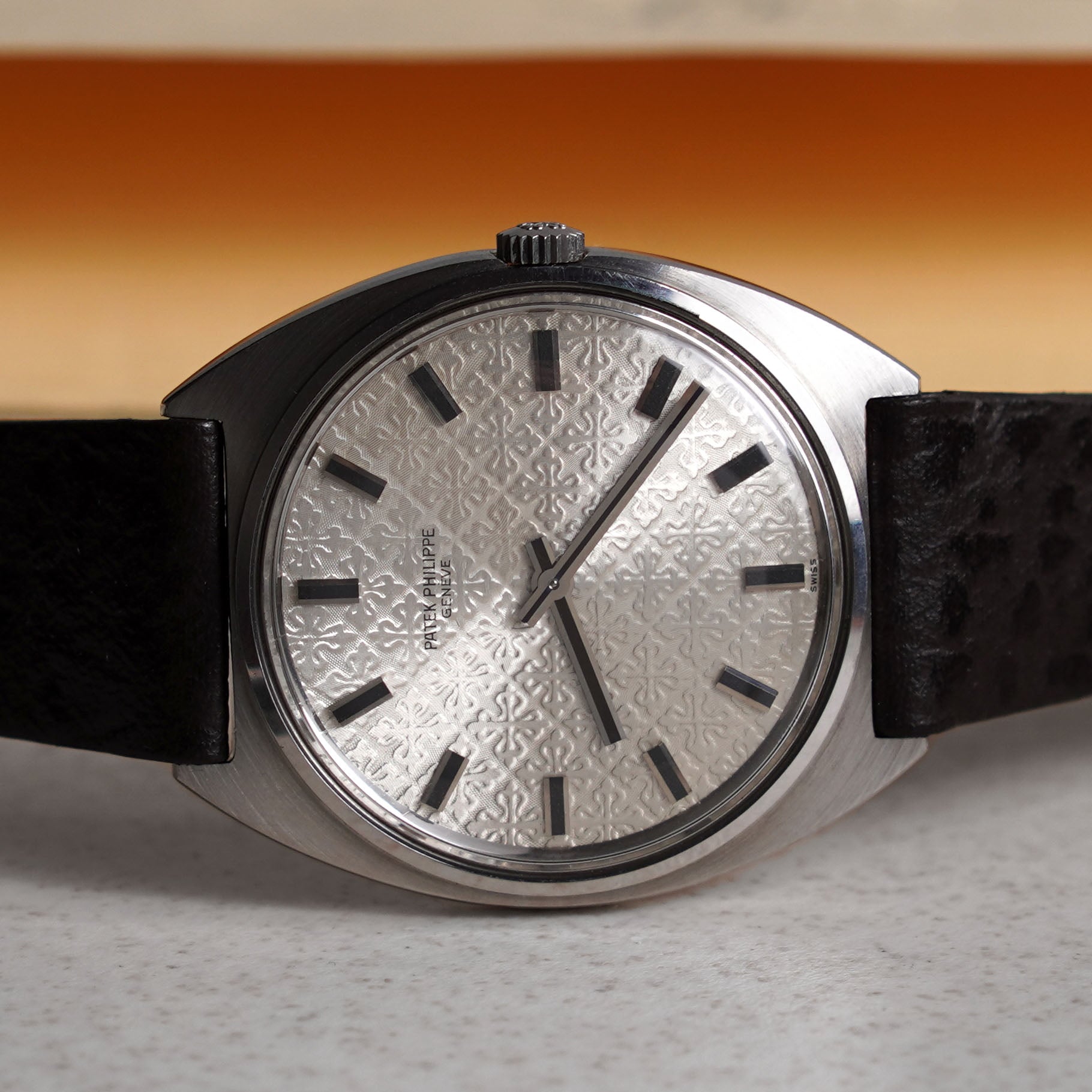 Patek Philippe Calatrava, "Calatrava cross" dial, Ref. 3574, Steel