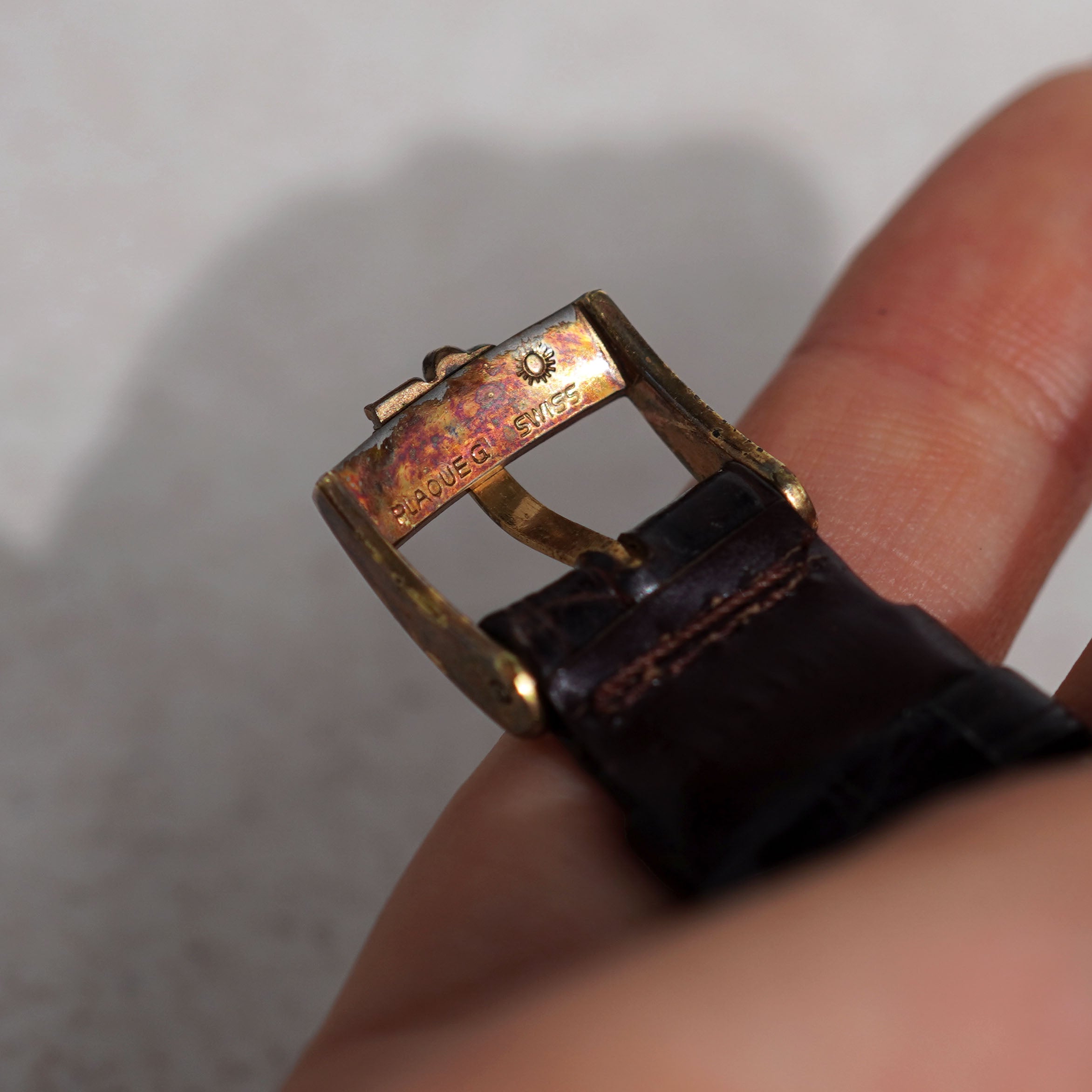 Corum Peacock Feather Dial Wristwatch, Yellow Gold