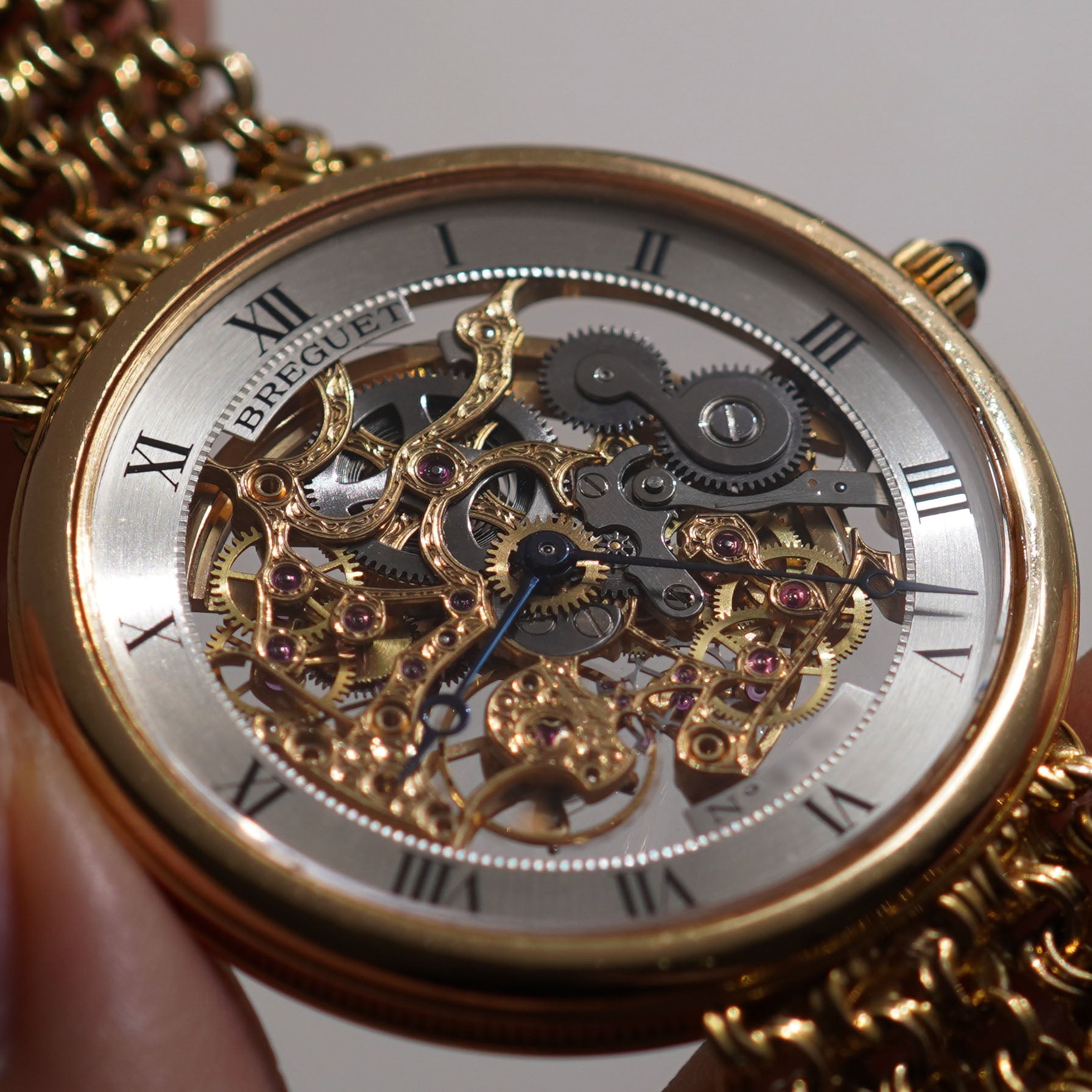 Breguet Skeleton Bracelet Watch, Ref. 3030 BA, Yellow Gold