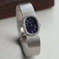 Patek Philippe Ladies Ellipse, Diamond bezel, New-old-stock, Ref. 3377/1, White Gold