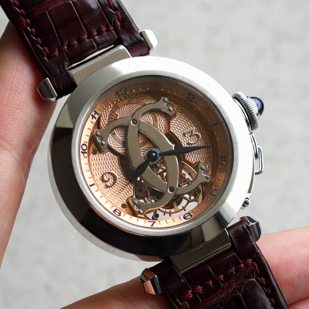 Cartier CPCP Pasha De Cartier Tourbillon, Ref. 2406, White Gold