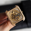 Vacheron Constantin Rare Skeletonised Diamond-Set Wristwatch, Ref. 33514, Yellow Gold
