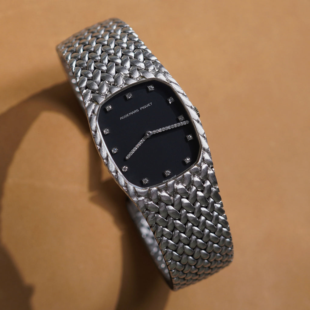 Audemars Piguet Cobra, Blue Dial with Diamond Index, White Gold