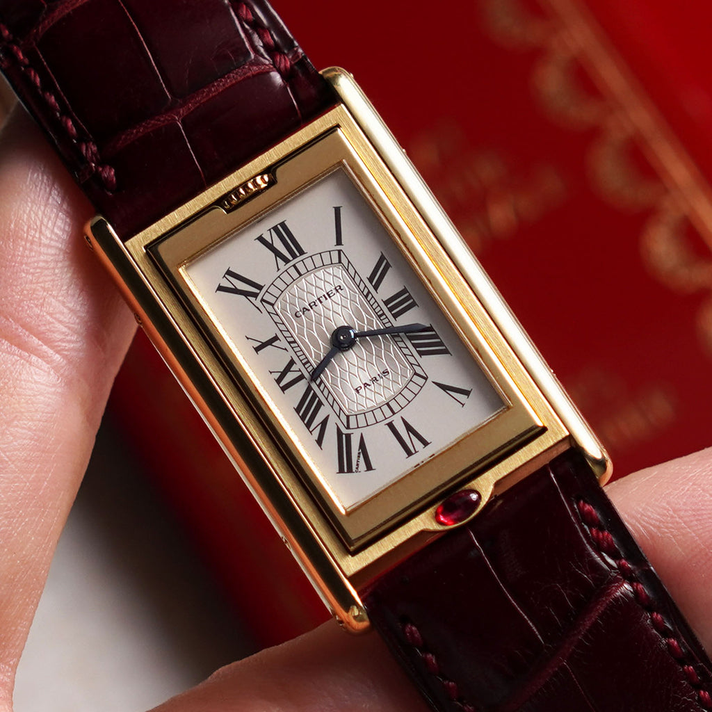Cartier Tank Basculante 150th Anniversary 'I Love Cartier' Limited Edition, Ref. W1523556, Yellow Gold