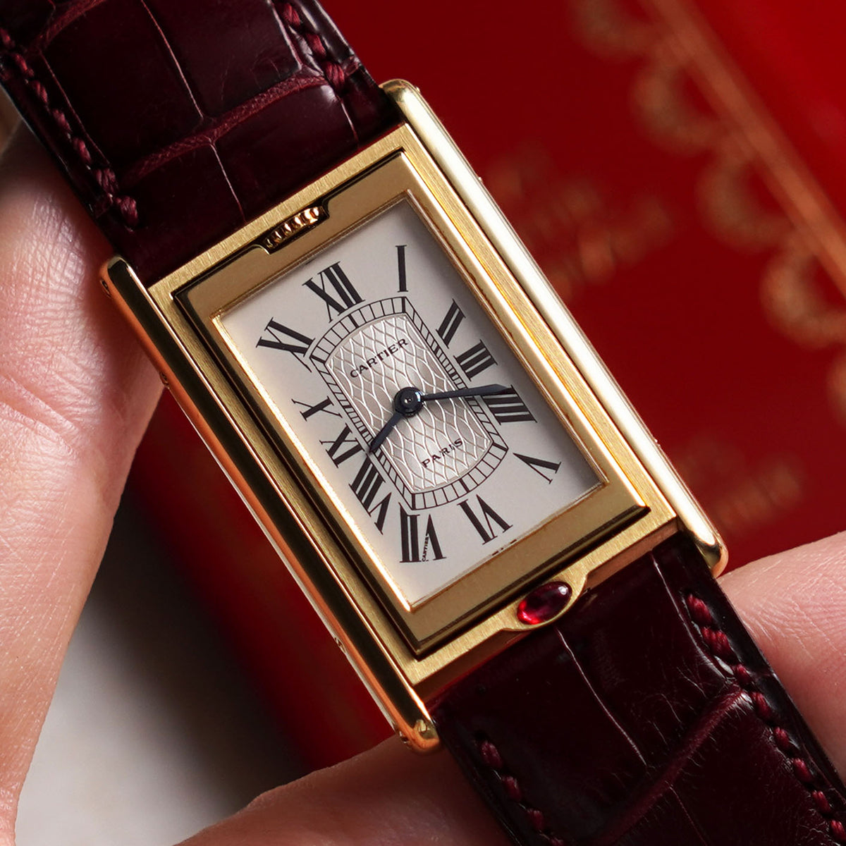 Cartier Tank Basculante 150th Anniversary 'I Love Cartier' Limited Edition, Ref. W1523556, Yellow Gold