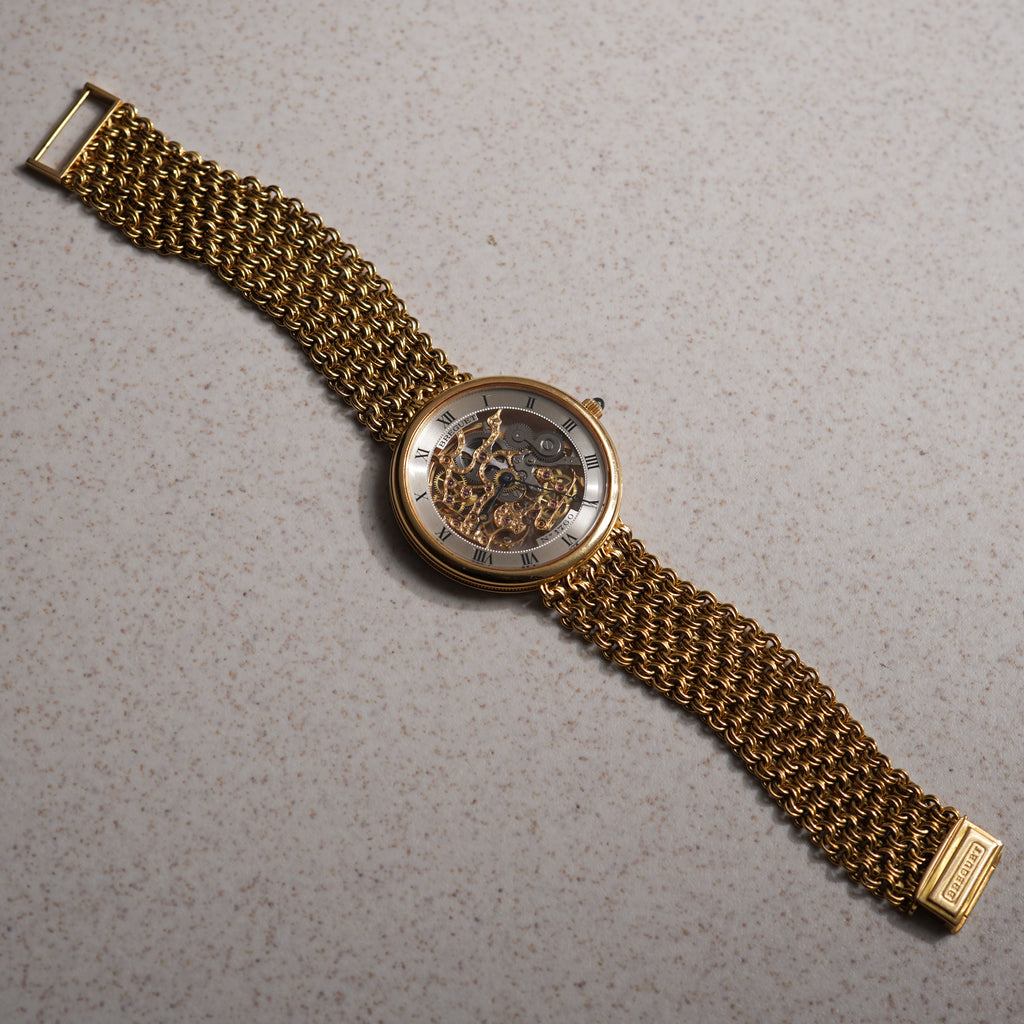 Breguet Skeleton Bracelet Watch, Ref. 3030 BA, Yellow Gold