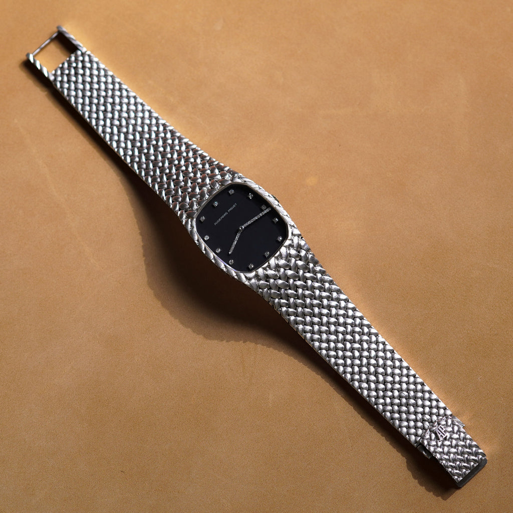 Audemars Piguet Cobra, Blue Dial with Diamond Index, White Gold