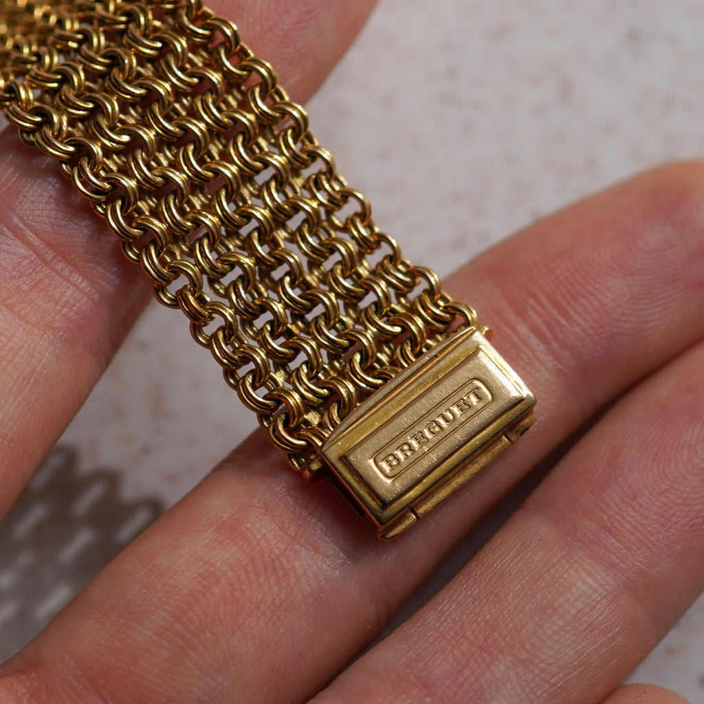 Breguet Skeleton Bracelet Watch, Ref. 3030 BA, Yellow Gold