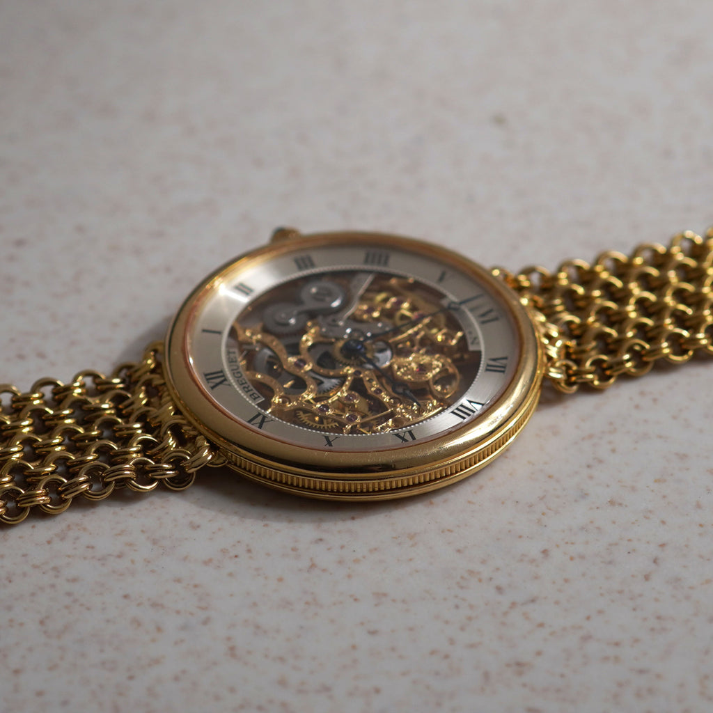 Breguet Skeleton Bracelet Watch, Ref. 3030 BA, Yellow Gold