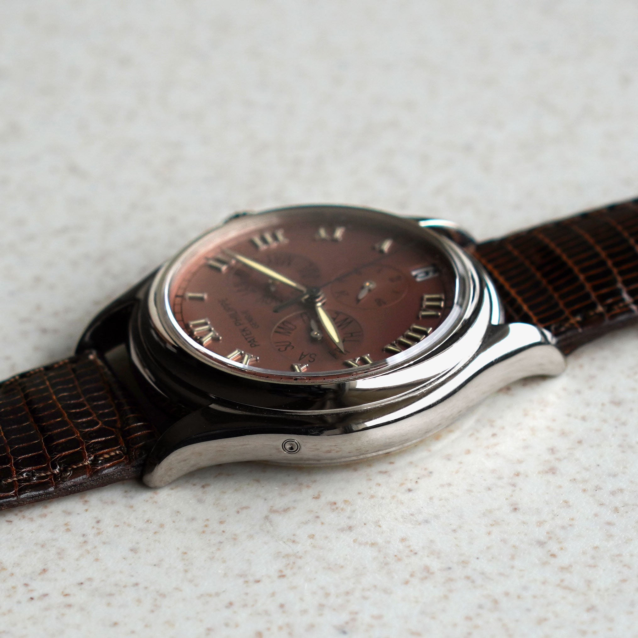 Patek Philippe Annual Calendar, Tropical Salmon Dial, Ref. 5035, White Gold