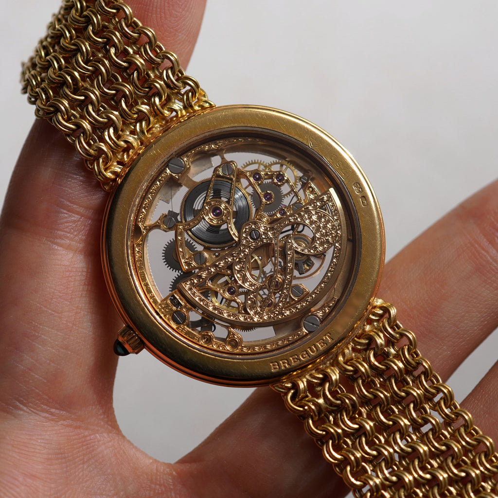 Breguet Skeleton Bracelet Watch, Ref. 3030 BA, Yellow Gold