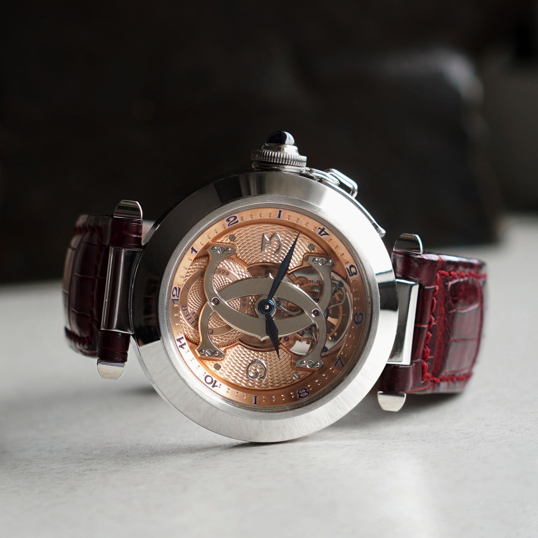 Cartier CPCP Pasha De Cartier Tourbillon, Ref. 2406, White Gold