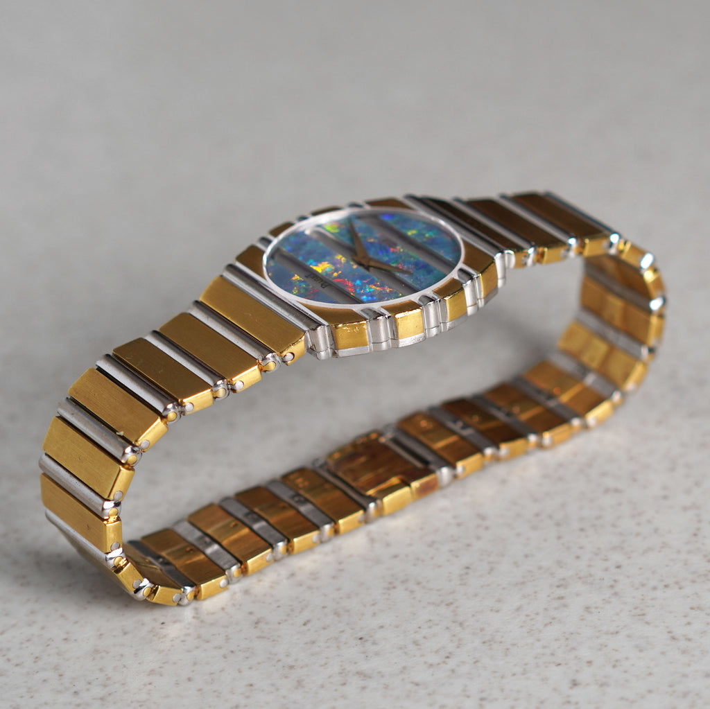 Piaget Polo, Two-tone with Opal Dial, Ref. 791C701, Yellow and White Gold