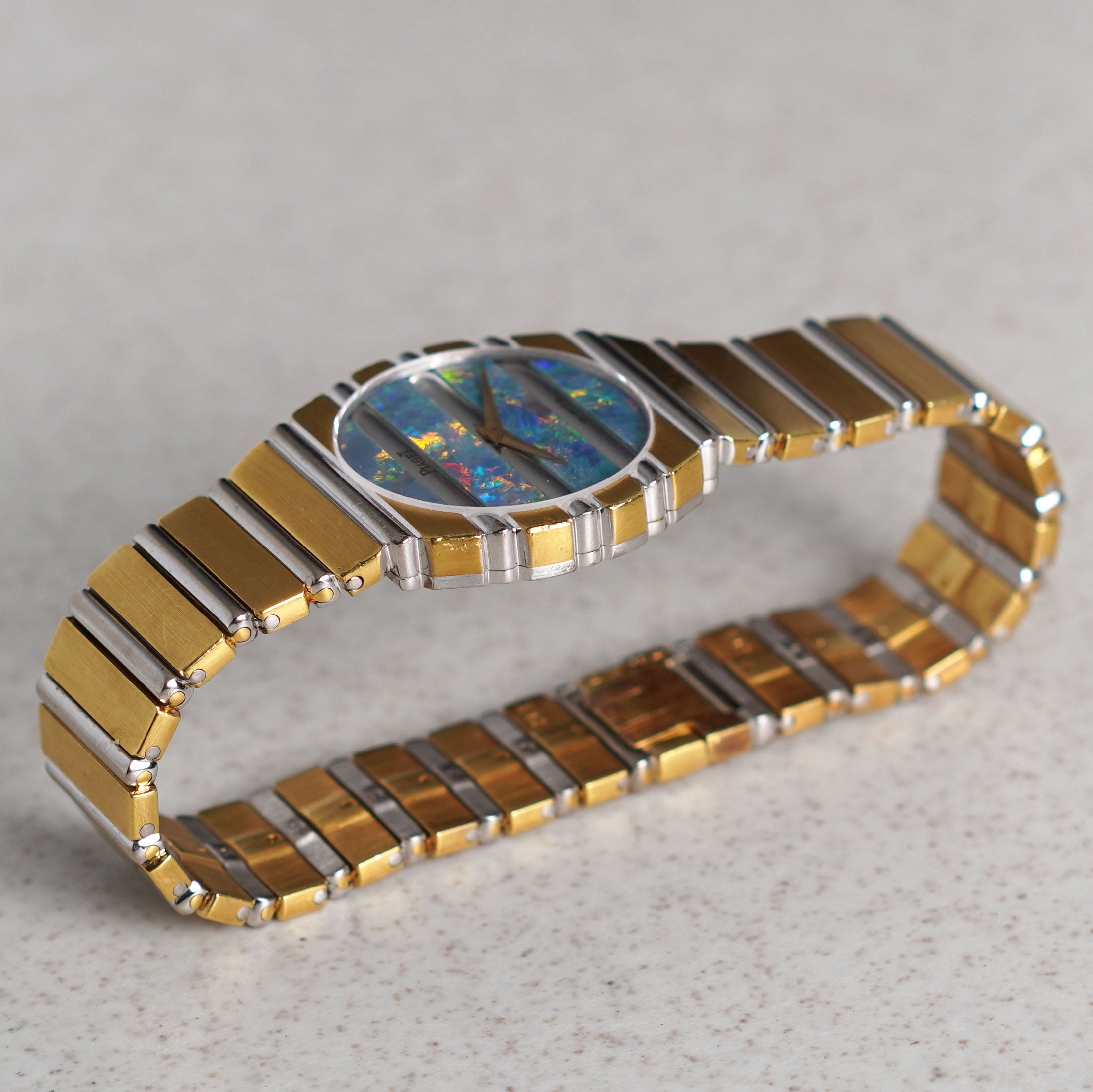 Piaget Polo, Two-tone with Opal Dial, Ref. 791C701, Yellow and White Gold