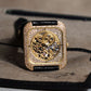 Vacheron Constantin Rare Skeletonised Diamond-Set Wristwatch, Yellow Gold