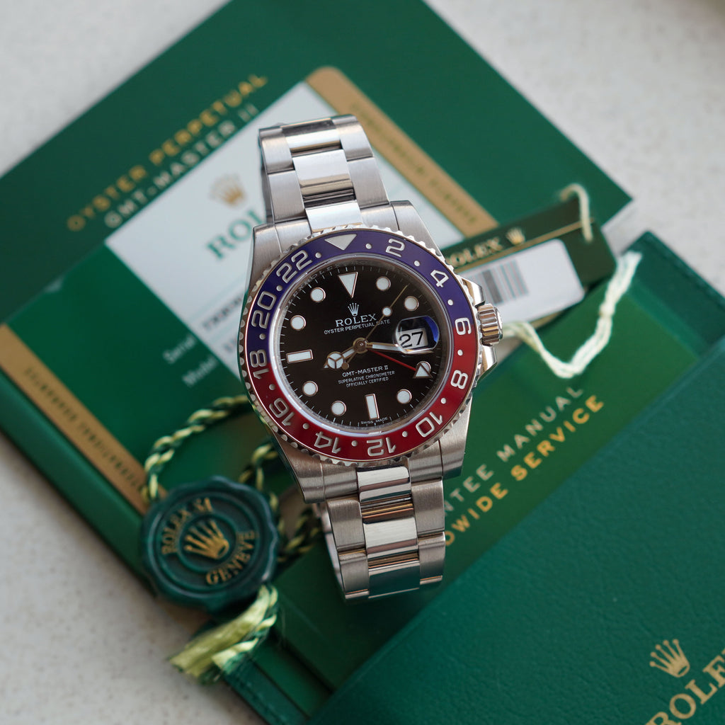 Rolex GMT Master II "Pepsi", Ref. 116719BLRO, White Gold