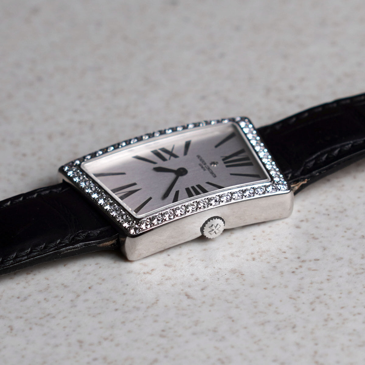 Vacheron Constantin 1972 Asymmetric with Original Diamond-set Bezel, Ref. 37510/000G, White Gold