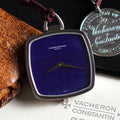 Vacheron Constantin Fob Watch, Lapis Lazuli dial, Ref. 1270, White Gold