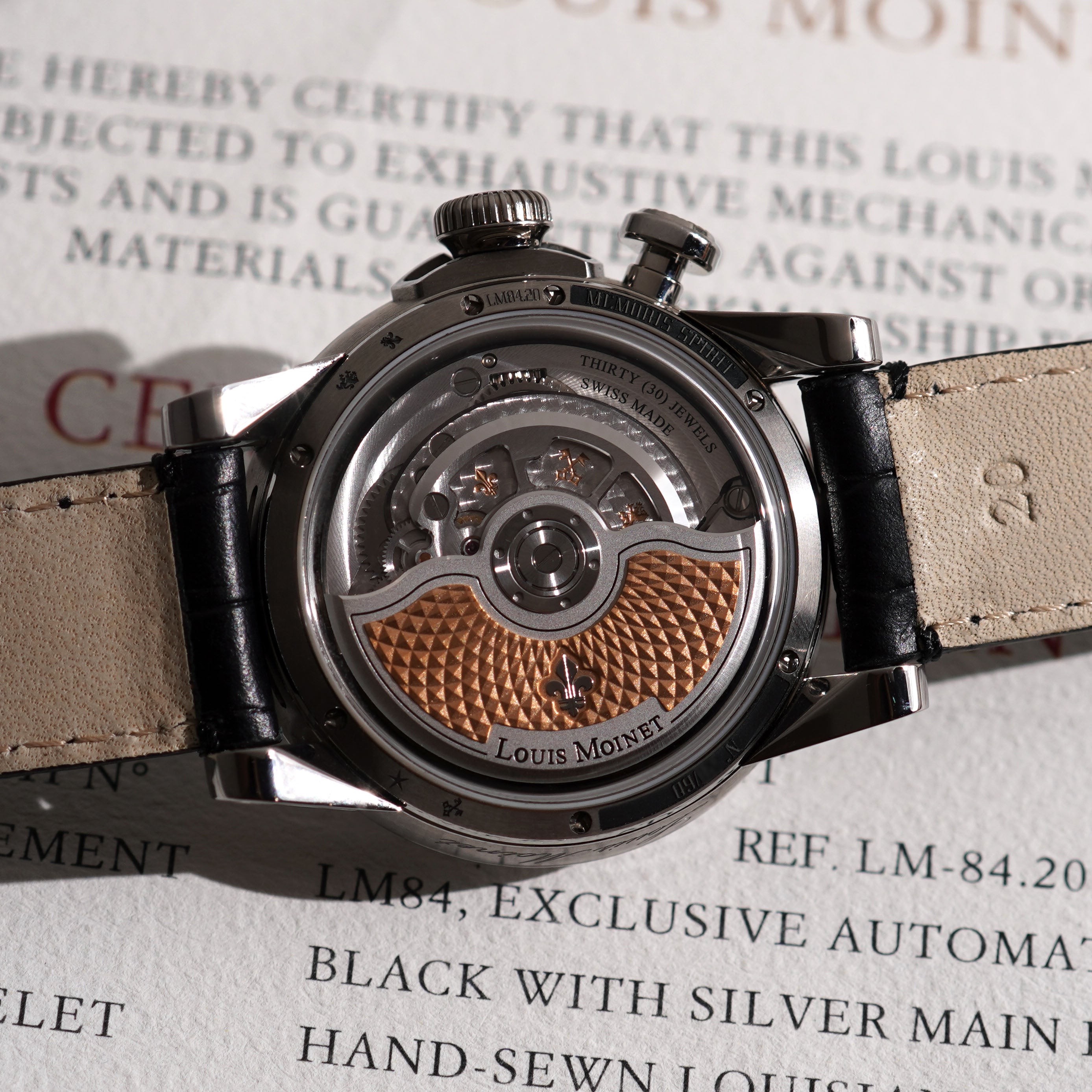 Louis Moinet Memoris Spirit Chronograph Limited Edition, Ref. LM-84.20.50, Titanium