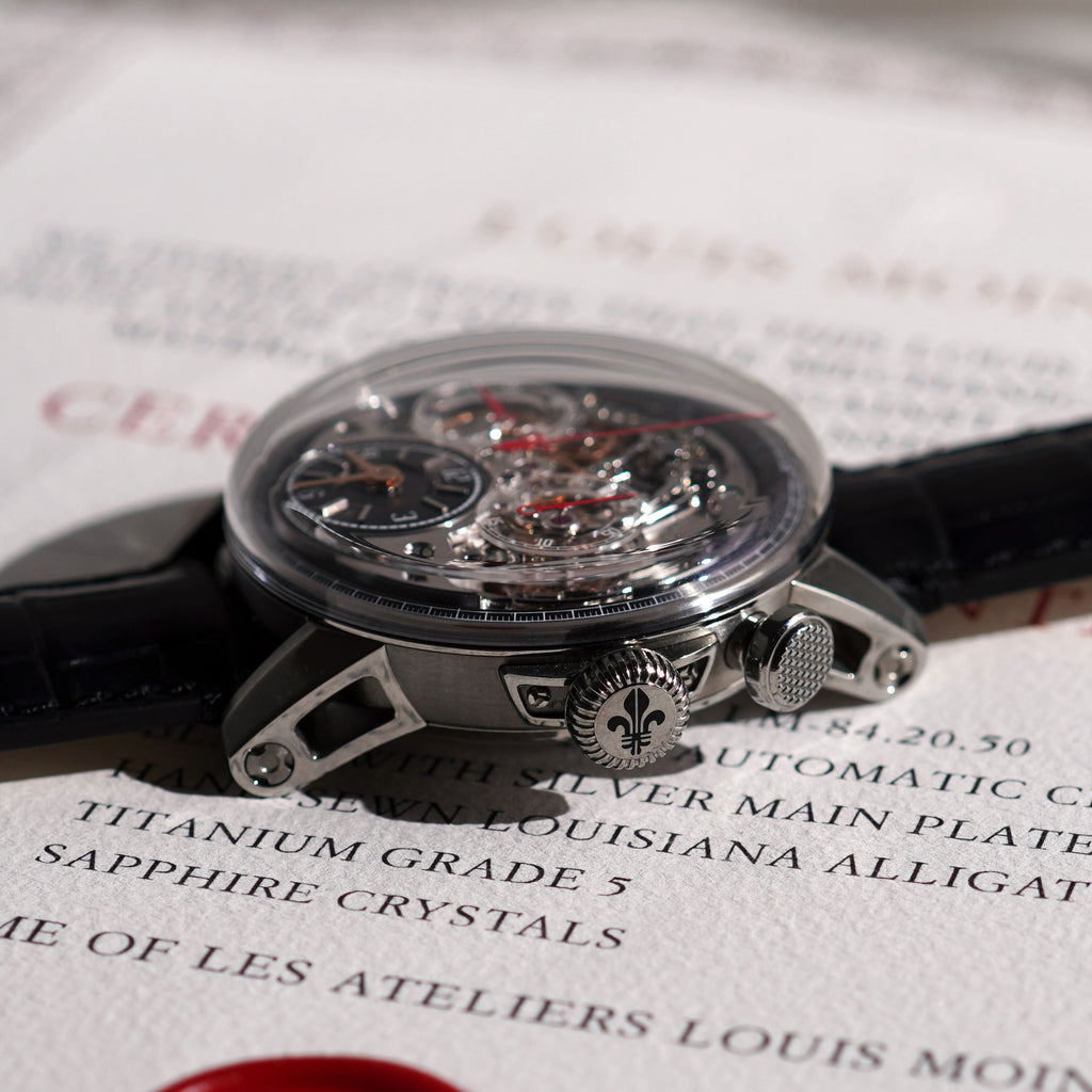 Louis Moinet Memoris Spirit Chronograph Limited Edition, Ref. LM-84.20.50, Titanium