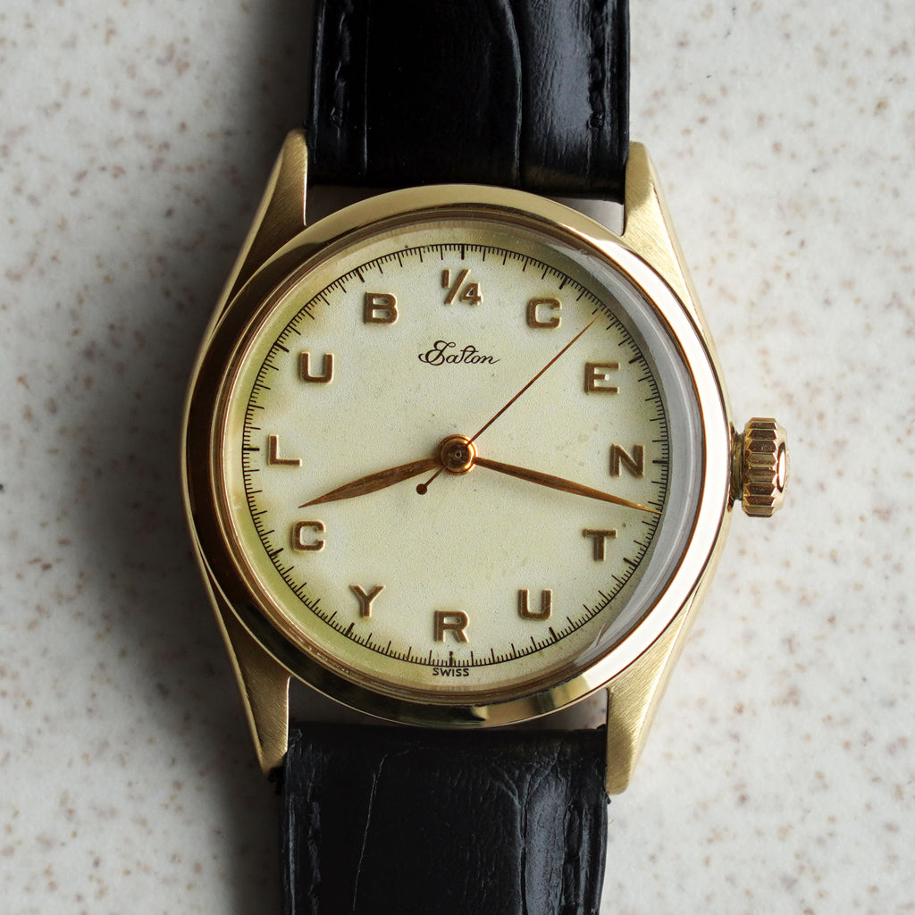 Rolex “Eaton 1/4 Century Club” Oyster Perpetual, Ref. 6222, Yellow Gold