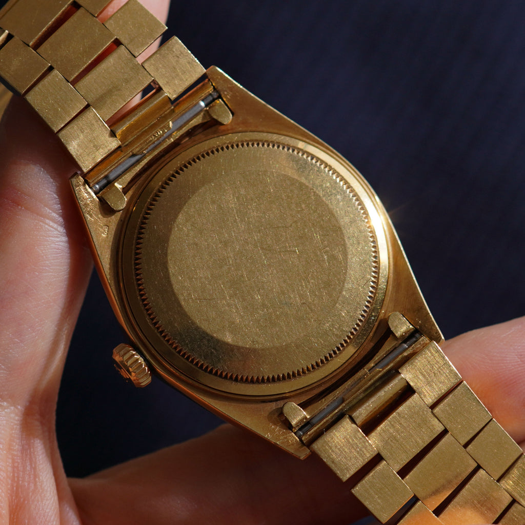 Rolex Vintage Day-Date, Blue dial, Ref. 1803, Yellow Gold