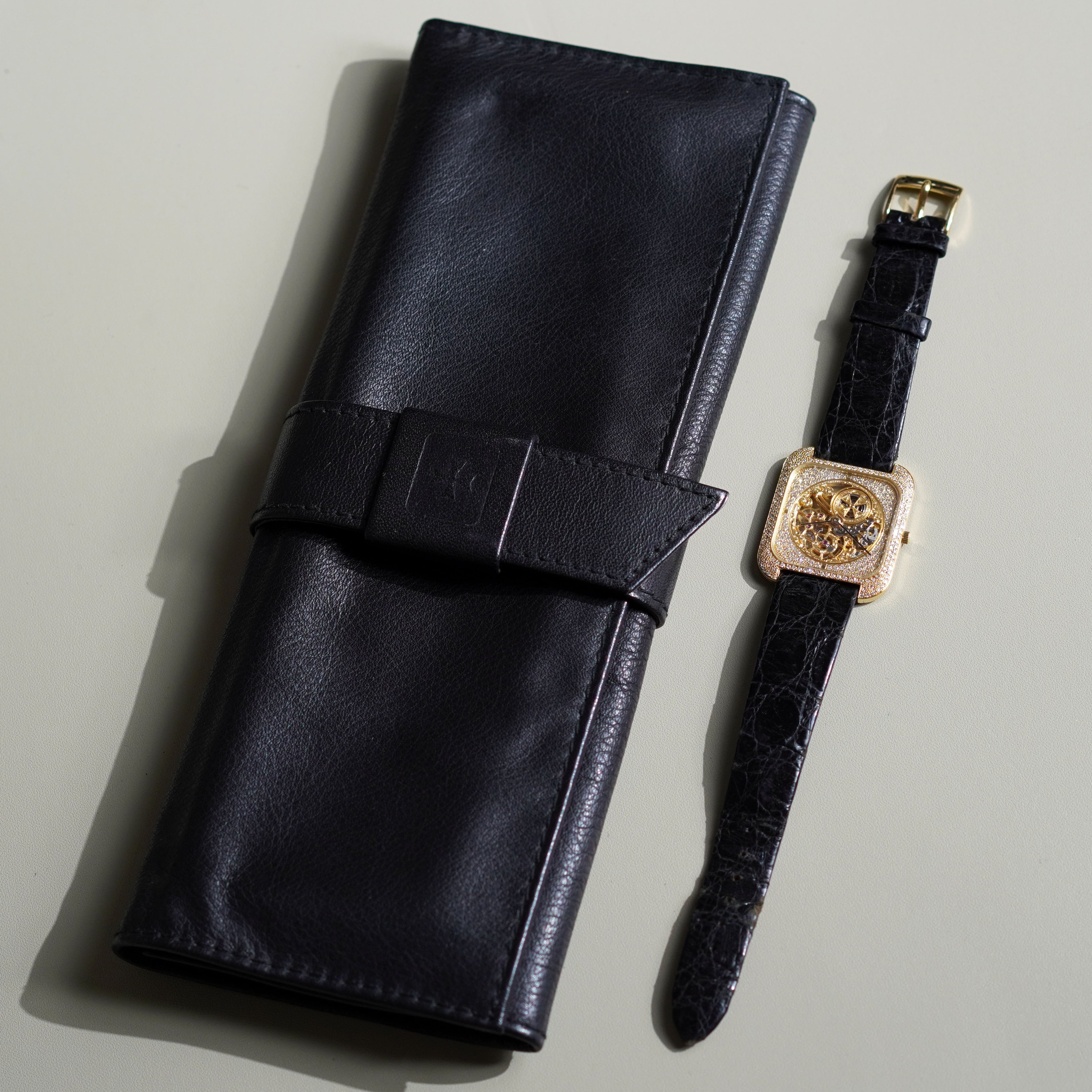 Vacheron Constantin Rare Skeletonised Diamond-Set Wristwatch, Ref. 33514, Yellow Gold