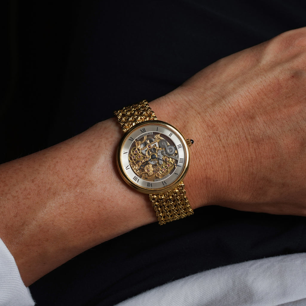 Breguet Skeleton Bracelet Watch, Ref. 3030 BA, Yellow Gold